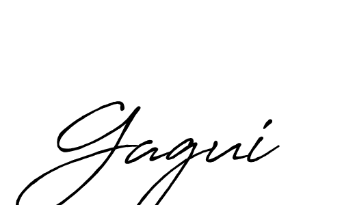 Use a signature maker to create a handwritten signature online. With this signature software, you can design (Antro_Vectra_Bolder) your own signature for name Gagui. Gagui signature style 7 images and pictures png