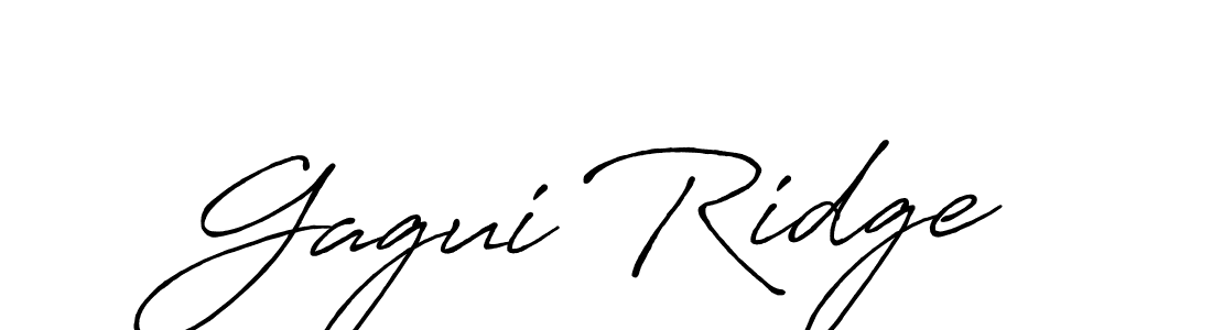 Create a beautiful signature design for name Gagui Ridge. With this signature (Antro_Vectra_Bolder) fonts, you can make a handwritten signature for free. Gagui Ridge signature style 7 images and pictures png