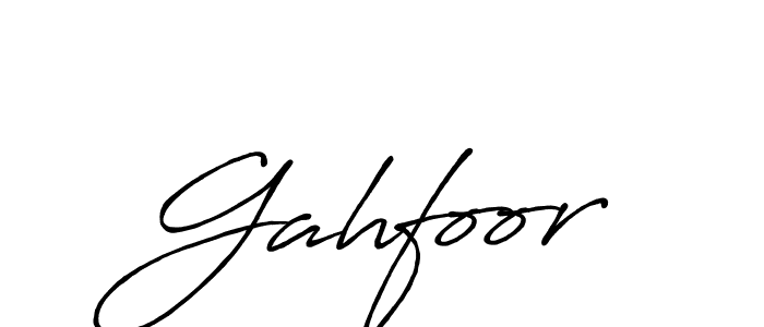 It looks lik you need a new signature style for name Gahfoor. Design unique handwritten (Antro_Vectra_Bolder) signature with our free signature maker in just a few clicks. Gahfoor signature style 7 images and pictures png