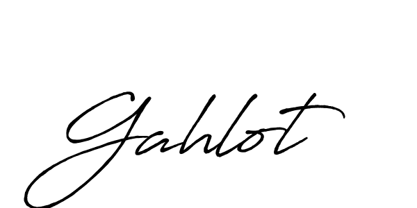 Gahlot stylish signature style. Best Handwritten Sign (Antro_Vectra_Bolder) for my name. Handwritten Signature Collection Ideas for my name Gahlot. Gahlot signature style 7 images and pictures png