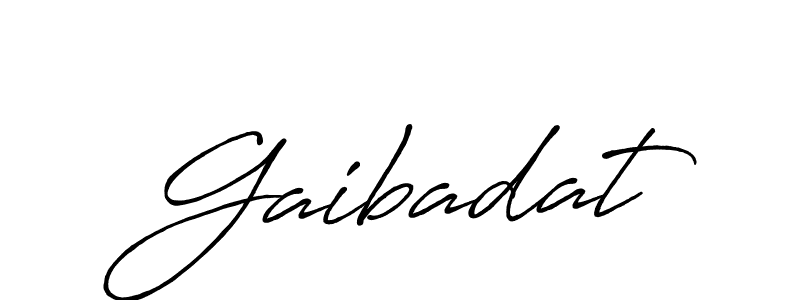 Create a beautiful signature design for name Gaibadat. With this signature (Antro_Vectra_Bolder) fonts, you can make a handwritten signature for free. Gaibadat signature style 7 images and pictures png