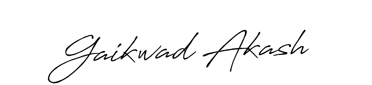 How to make Gaikwad Akash signature? Antro_Vectra_Bolder is a professional autograph style. Create handwritten signature for Gaikwad Akash name. Gaikwad Akash signature style 7 images and pictures png