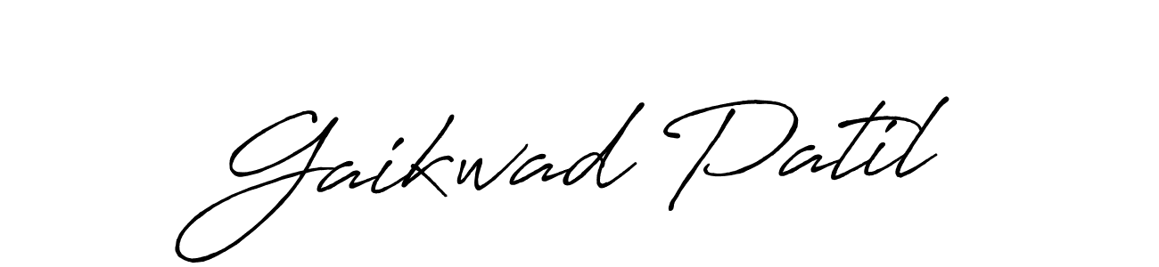 Similarly Antro_Vectra_Bolder is the best handwritten signature design. Signature creator online .You can use it as an online autograph creator for name Gaikwad Patil. Gaikwad Patil signature style 7 images and pictures png