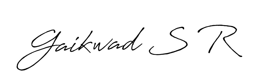 Make a beautiful signature design for name Gaikwad S R. Use this online signature maker to create a handwritten signature for free. Gaikwad S R signature style 7 images and pictures png