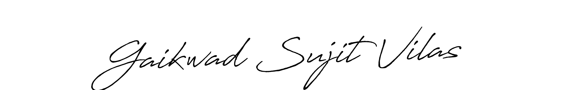 How to Draw Gaikwad Sujit Vilas signature style? Antro_Vectra_Bolder is a latest design signature styles for name Gaikwad Sujit Vilas. Gaikwad Sujit Vilas signature style 7 images and pictures png