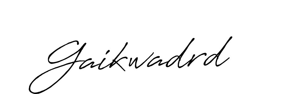 Create a beautiful signature design for name Gaikwadrd. With this signature (Antro_Vectra_Bolder) fonts, you can make a handwritten signature for free. Gaikwadrd signature style 7 images and pictures png