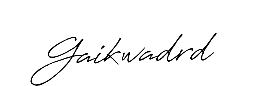 How to make Gaikwadrd name signature. Use Antro_Vectra_Bolder style for creating short signs online. This is the latest handwritten sign. Gaikwadrd signature style 7 images and pictures png