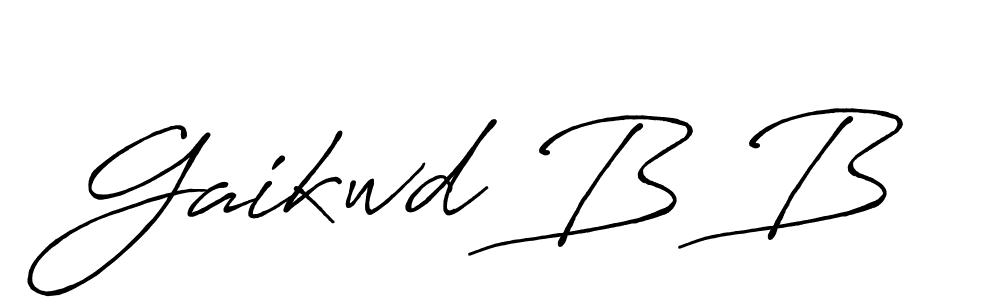 Make a beautiful signature design for name Gaikwd B B. With this signature (Antro_Vectra_Bolder) style, you can create a handwritten signature for free. Gaikwd B B signature style 7 images and pictures png