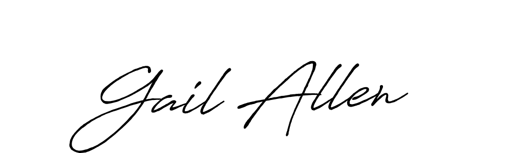 It looks lik you need a new signature style for name Gail Allen. Design unique handwritten (Antro_Vectra_Bolder) signature with our free signature maker in just a few clicks. Gail Allen signature style 7 images and pictures png