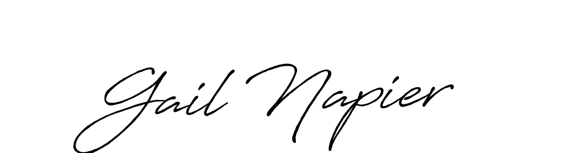 Similarly Antro_Vectra_Bolder is the best handwritten signature design. Signature creator online .You can use it as an online autograph creator for name Gail Napier. Gail Napier signature style 7 images and pictures png