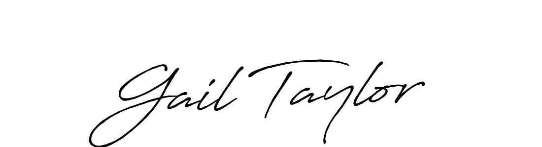 It looks lik you need a new signature style for name Gail Taylor. Design unique handwritten (Antro_Vectra_Bolder) signature with our free signature maker in just a few clicks. Gail Taylor signature style 7 images and pictures png