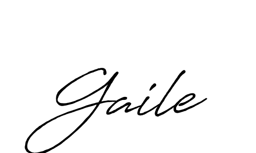 How to make Gaile signature? Antro_Vectra_Bolder is a professional autograph style. Create handwritten signature for Gaile name. Gaile signature style 7 images and pictures png