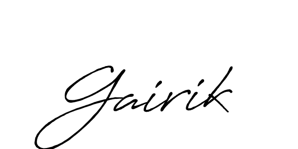 This is the best signature style for the Gairik name. Also you like these signature font (Antro_Vectra_Bolder). Mix name signature. Gairik signature style 7 images and pictures png