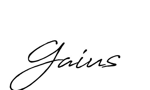 Gaius stylish signature style. Best Handwritten Sign (Antro_Vectra_Bolder) for my name. Handwritten Signature Collection Ideas for my name Gaius. Gaius signature style 7 images and pictures png