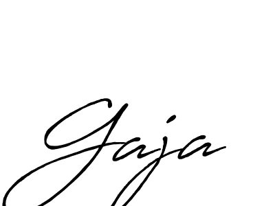 How to make Gaja name signature. Use Antro_Vectra_Bolder style for creating short signs online. This is the latest handwritten sign. Gaja signature style 7 images and pictures png