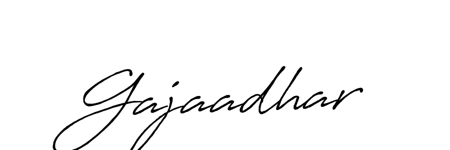 Gajaadhar stylish signature style. Best Handwritten Sign (Antro_Vectra_Bolder) for my name. Handwritten Signature Collection Ideas for my name Gajaadhar. Gajaadhar signature style 7 images and pictures png
