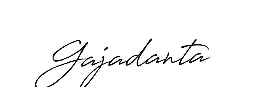 Make a beautiful signature design for name Gajadanta. With this signature (Antro_Vectra_Bolder) style, you can create a handwritten signature for free. Gajadanta signature style 7 images and pictures png