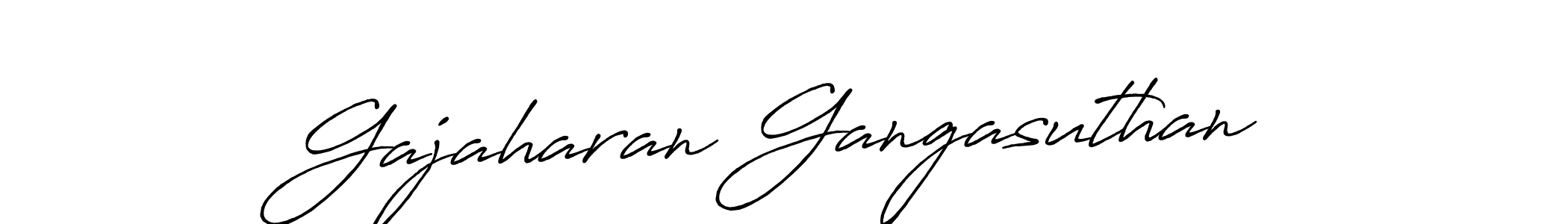 Use a signature maker to create a handwritten signature online. With this signature software, you can design (Antro_Vectra_Bolder) your own signature for name Gajaharan Gangasuthan. Gajaharan Gangasuthan signature style 7 images and pictures png