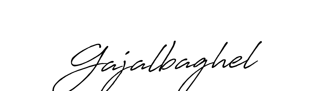 Gajalbaghel stylish signature style. Best Handwritten Sign (Antro_Vectra_Bolder) for my name. Handwritten Signature Collection Ideas for my name Gajalbaghel. Gajalbaghel signature style 7 images and pictures png