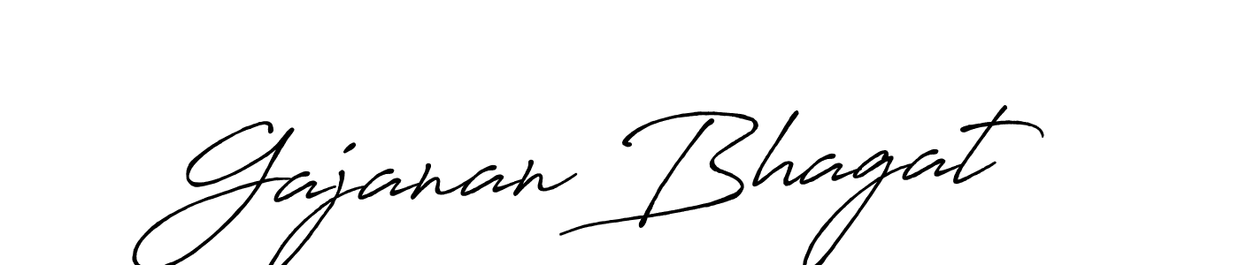 Use a signature maker to create a handwritten signature online. With this signature software, you can design (Antro_Vectra_Bolder) your own signature for name Gajanan Bhagat. Gajanan Bhagat signature style 7 images and pictures png