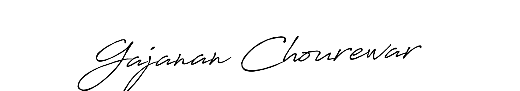 Make a beautiful signature design for name Gajanan Chourewar. With this signature (Antro_Vectra_Bolder) style, you can create a handwritten signature for free. Gajanan Chourewar signature style 7 images and pictures png