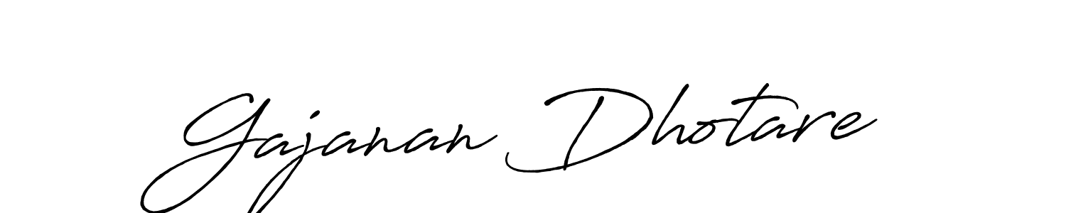 How to make Gajanan Dhotare signature? Antro_Vectra_Bolder is a professional autograph style. Create handwritten signature for Gajanan Dhotare name. Gajanan Dhotare signature style 7 images and pictures png