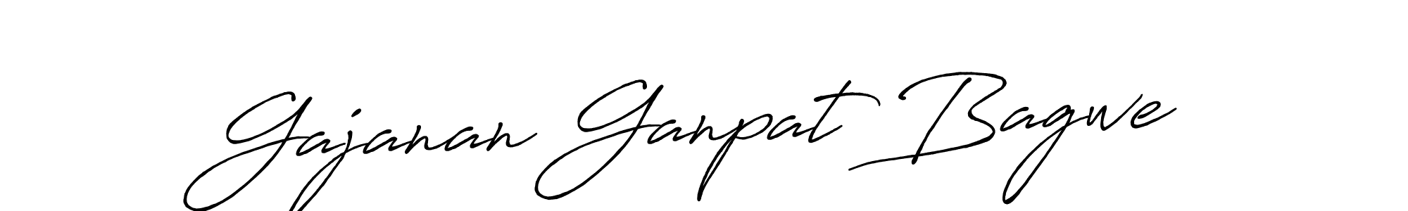 Make a short Gajanan Ganpat Bagwe signature style. Manage your documents anywhere anytime using Antro_Vectra_Bolder. Create and add eSignatures, submit forms, share and send files easily. Gajanan Ganpat Bagwe signature style 7 images and pictures png