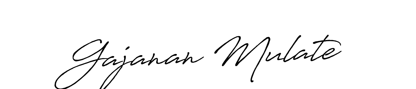 Make a beautiful signature design for name Gajanan Mulate. Use this online signature maker to create a handwritten signature for free. Gajanan Mulate signature style 7 images and pictures png