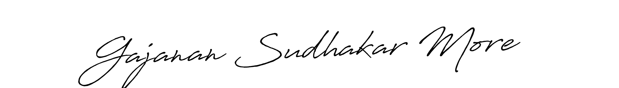 Make a short Gajanan Sudhakar More signature style. Manage your documents anywhere anytime using Antro_Vectra_Bolder. Create and add eSignatures, submit forms, share and send files easily. Gajanan Sudhakar More signature style 7 images and pictures png