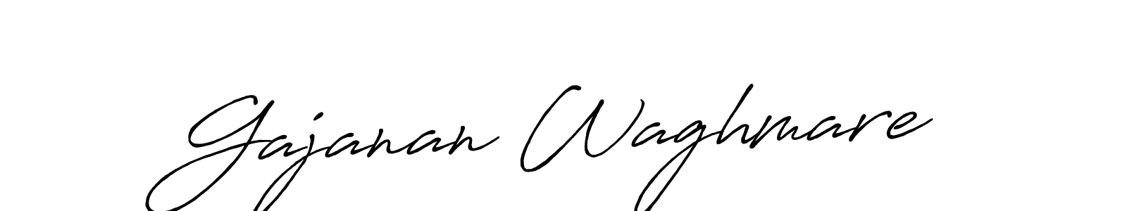 Use a signature maker to create a handwritten signature online. With this signature software, you can design (Antro_Vectra_Bolder) your own signature for name Gajanan Waghmare. Gajanan Waghmare signature style 7 images and pictures png