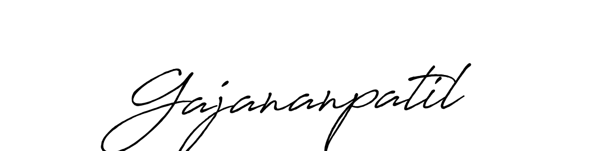 Use a signature maker to create a handwritten signature online. With this signature software, you can design (Antro_Vectra_Bolder) your own signature for name Gajananpatil. Gajananpatil signature style 7 images and pictures png