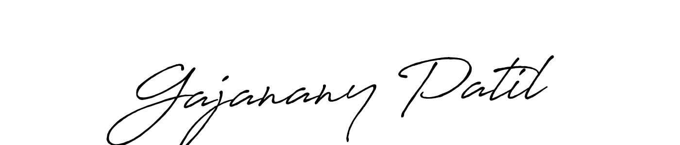 Use a signature maker to create a handwritten signature online. With this signature software, you can design (Antro_Vectra_Bolder) your own signature for name Gajanany Patil. Gajanany Patil signature style 7 images and pictures png
