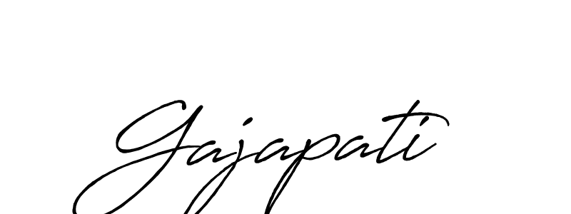 How to make Gajapati signature? Antro_Vectra_Bolder is a professional autograph style. Create handwritten signature for Gajapati name. Gajapati signature style 7 images and pictures png