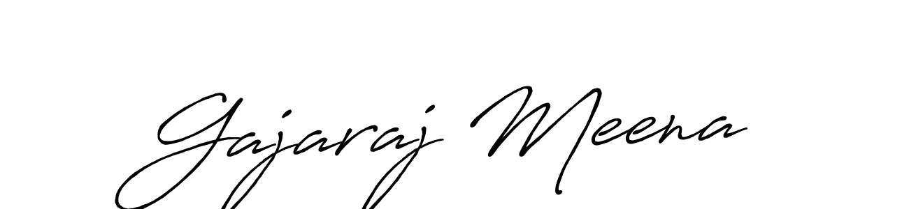 Also we have Gajaraj Meena name is the best signature style. Create professional handwritten signature collection using Antro_Vectra_Bolder autograph style. Gajaraj Meena signature style 7 images and pictures png