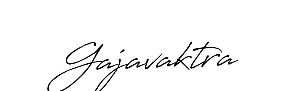 Gajavaktra stylish signature style. Best Handwritten Sign (Antro_Vectra_Bolder) for my name. Handwritten Signature Collection Ideas for my name Gajavaktra. Gajavaktra signature style 7 images and pictures png