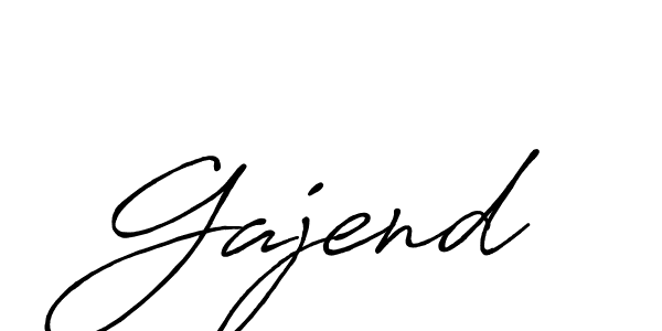 Create a beautiful signature design for name Gajend. With this signature (Antro_Vectra_Bolder) fonts, you can make a handwritten signature for free. Gajend signature style 7 images and pictures png