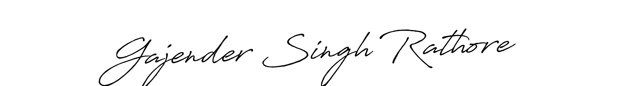 Make a beautiful signature design for name Gajender Singh Rathore. With this signature (Antro_Vectra_Bolder) style, you can create a handwritten signature for free. Gajender Singh Rathore signature style 7 images and pictures png