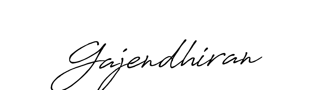 Gajendhiran stylish signature style. Best Handwritten Sign (Antro_Vectra_Bolder) for my name. Handwritten Signature Collection Ideas for my name Gajendhiran. Gajendhiran signature style 7 images and pictures png