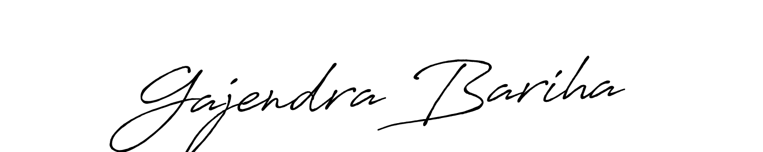 Make a short Gajendra Bariha signature style. Manage your documents anywhere anytime using Antro_Vectra_Bolder. Create and add eSignatures, submit forms, share and send files easily. Gajendra Bariha signature style 7 images and pictures png