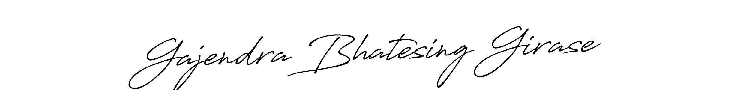 Make a beautiful signature design for name Gajendra Bhatesing Girase. With this signature (Antro_Vectra_Bolder) style, you can create a handwritten signature for free. Gajendra Bhatesing Girase signature style 7 images and pictures png