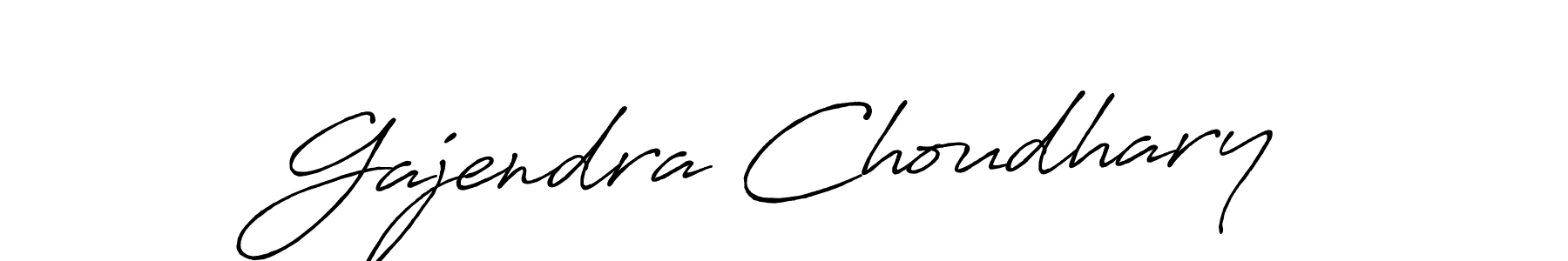 You should practise on your own different ways (Antro_Vectra_Bolder) to write your name (Gajendra Choudhary) in signature. don't let someone else do it for you. Gajendra Choudhary signature style 7 images and pictures png