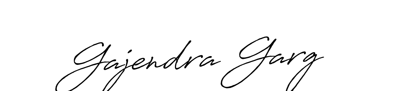 Also we have Gajendra Garg name is the best signature style. Create professional handwritten signature collection using Antro_Vectra_Bolder autograph style. Gajendra Garg signature style 7 images and pictures png