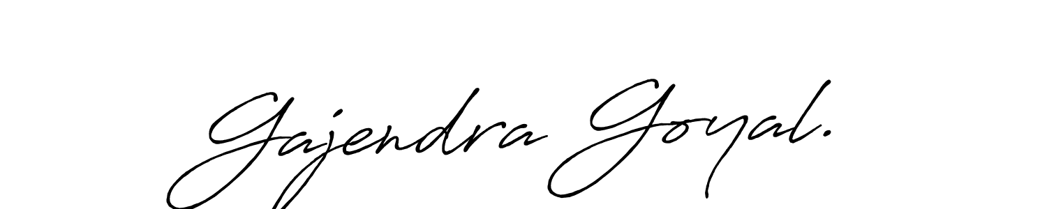 This is the best signature style for the Gajendra Goyal. name. Also you like these signature font (Antro_Vectra_Bolder). Mix name signature. Gajendra Goyal. signature style 7 images and pictures png