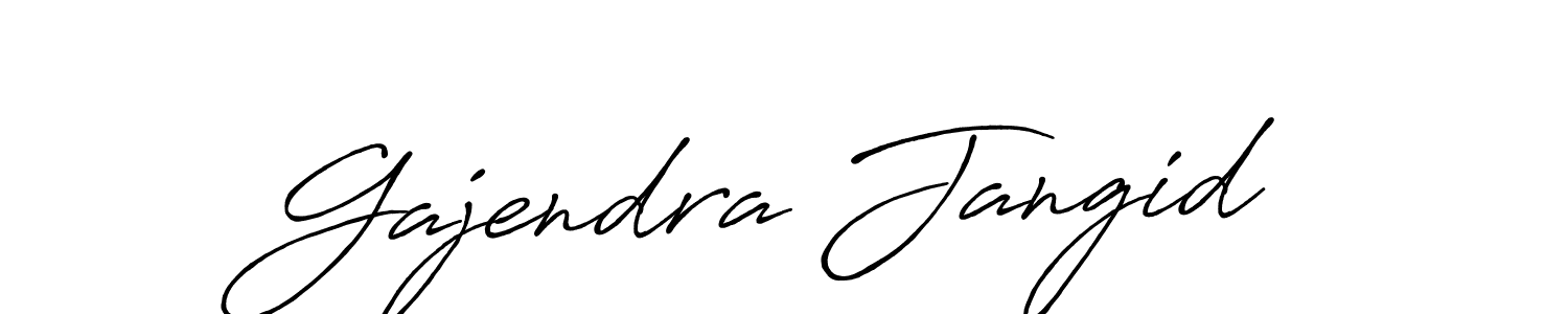 Similarly Antro_Vectra_Bolder is the best handwritten signature design. Signature creator online .You can use it as an online autograph creator for name Gajendra Jangid. Gajendra Jangid signature style 7 images and pictures png