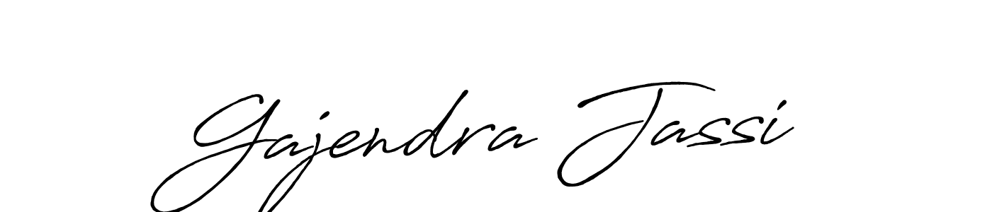 Also You can easily find your signature by using the search form. We will create Gajendra Jassi name handwritten signature images for you free of cost using Antro_Vectra_Bolder sign style. Gajendra Jassi signature style 7 images and pictures png