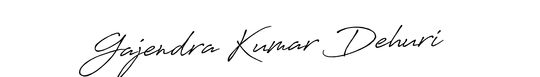 Design your own signature with our free online signature maker. With this signature software, you can create a handwritten (Antro_Vectra_Bolder) signature for name Gajendra Kumar Dehuri. Gajendra Kumar Dehuri signature style 7 images and pictures png