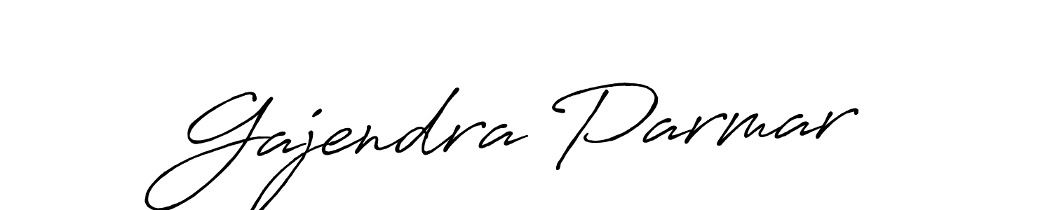 It looks lik you need a new signature style for name Gajendra Parmar. Design unique handwritten (Antro_Vectra_Bolder) signature with our free signature maker in just a few clicks. Gajendra Parmar signature style 7 images and pictures png