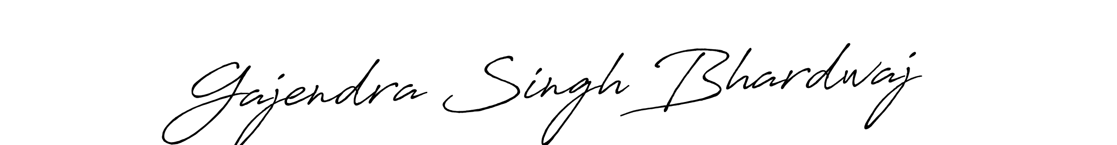 Make a beautiful signature design for name Gajendra Singh Bhardwaj. With this signature (Antro_Vectra_Bolder) style, you can create a handwritten signature for free. Gajendra Singh Bhardwaj signature style 7 images and pictures png