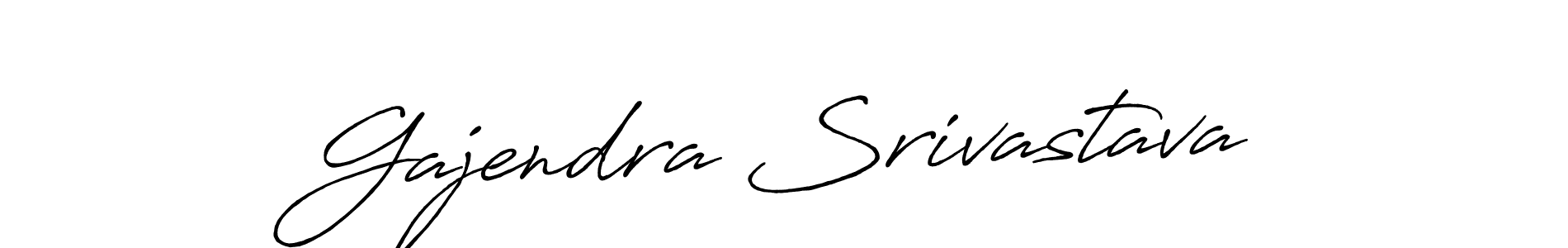 How to make Gajendra Srivastava signature? Antro_Vectra_Bolder is a professional autograph style. Create handwritten signature for Gajendra Srivastava name. Gajendra Srivastava signature style 7 images and pictures png