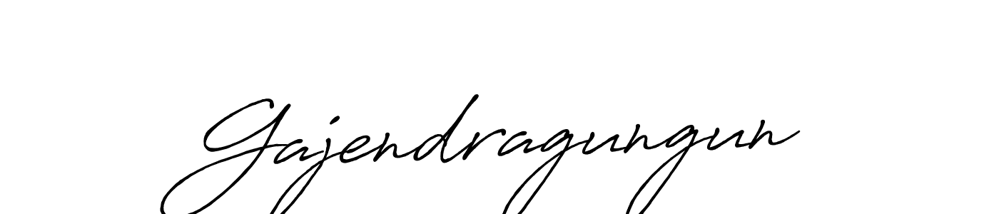 Design your own signature with our free online signature maker. With this signature software, you can create a handwritten (Antro_Vectra_Bolder) signature for name Gajendragungun. Gajendragungun signature style 7 images and pictures png